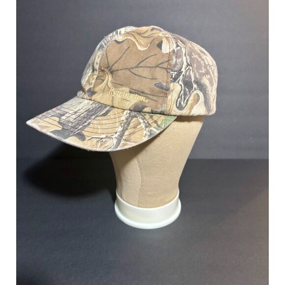 Remington Camo Hunting Cap Hat Realtree Fold Down Ear Flap Quilted Lining - Picture 2 of 7